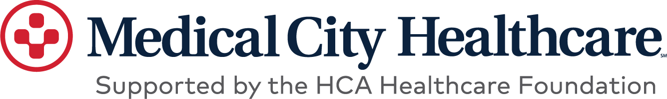 Medical City Healthcare Supported by the HCS Healthcare Foundation Logo